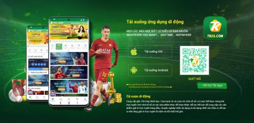 App iOS TK88 – Tải Nhanh, Cược Mượt Trên iPhone.