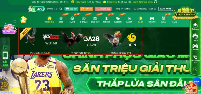 đá gà TK88 mang đến cho người chơi trải nghiệm giải trí độc đáo dựa trên các trận đấu gà chọi được tổ chức chuyên nghiệp