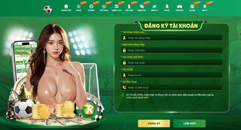 Đăng ký TK88 hiện đang trở thành lựa chọn hàng đầu của đông đảo người chơi tại Việt Nam.